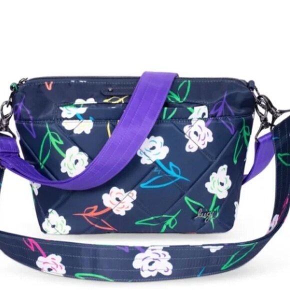 LUG Handbags - NWT- LUG- FLARE 2 CROSSBODY BAG> Bright Floral !
